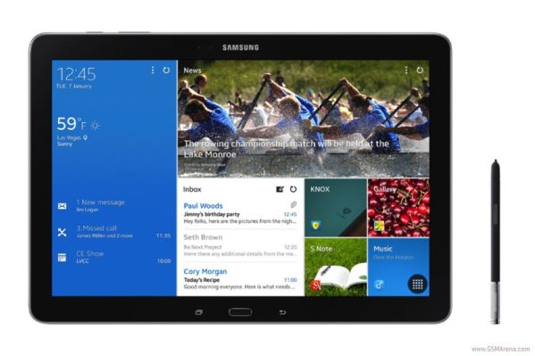 Представлен планшет Samsung Galaxy Note Pro